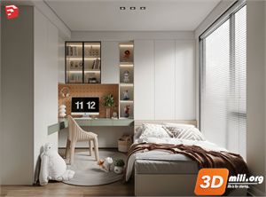 Children Room Scenes Skp FIles 